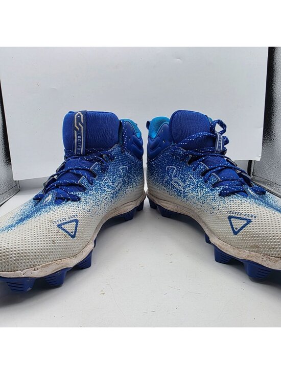Under Armour Spotlight Franchise 2.0 Mens Size 10.5 Blue White Football Cleats main image 13